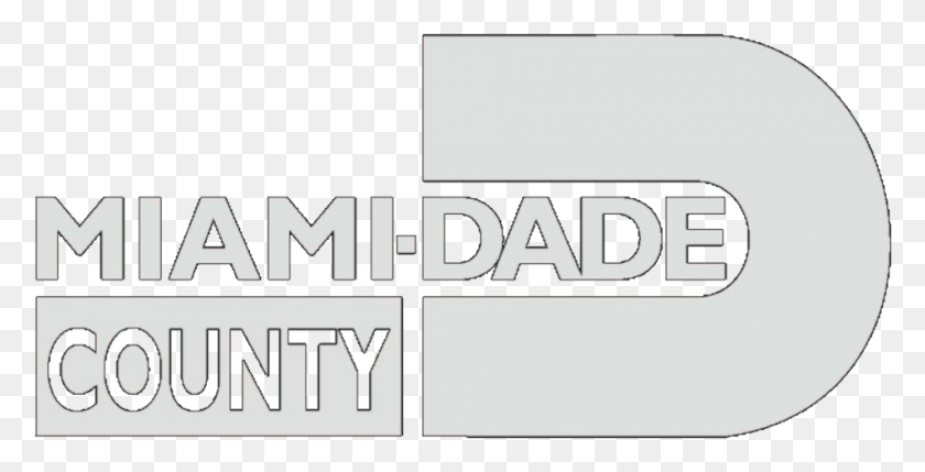 954x452 Miami Dade County Miami Dade Logo White, Word, Text, Symbol HD PNG Download