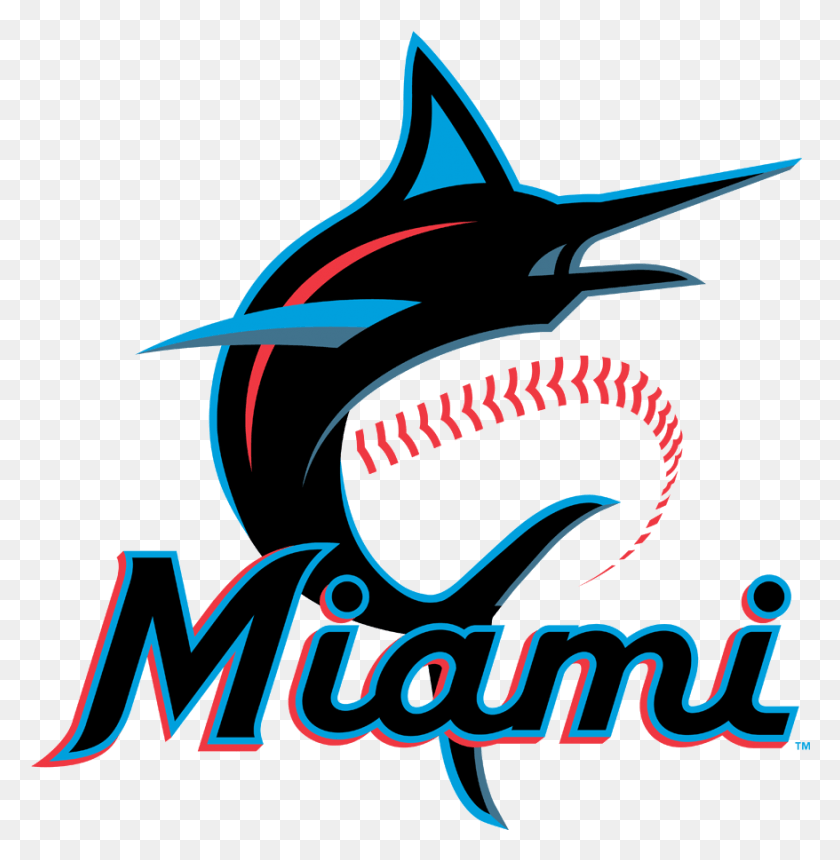 878x901 Miami Marlins Logo Transparent, Sea Life, Animal, Mammal Hd Png