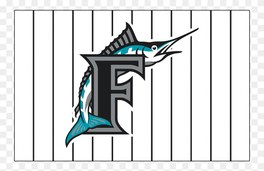 751x485 Miami Marlins Logos Iron On Stickers And Peel Off Decals Florida Marlins, Fish, Animal, Sea Life HD PNG Download