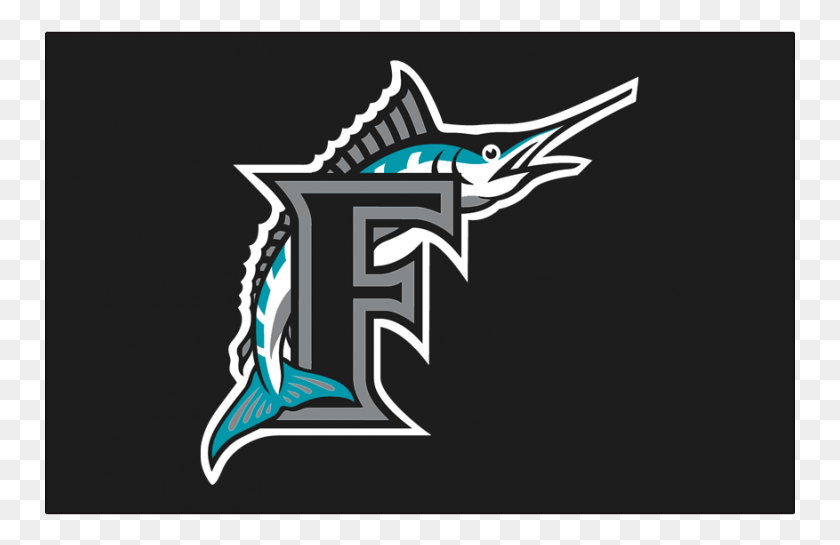 751x485 Miami Marlins Logos Iron On Stickers And Peel Off Decals Florida Marlins Logo 2003, Fish, Animal, Swordfish HD PNG Download