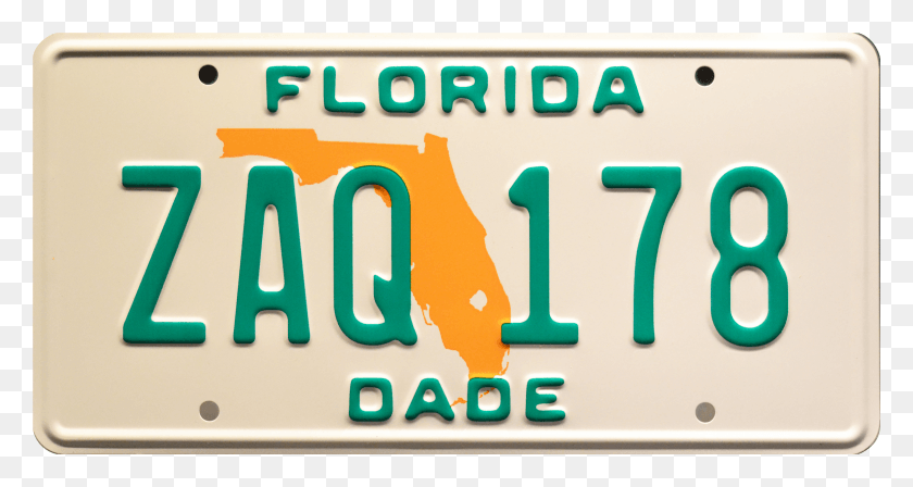 3601x1795 Miami Vice Licence Plate Florida 80s Miami HD PNG Download