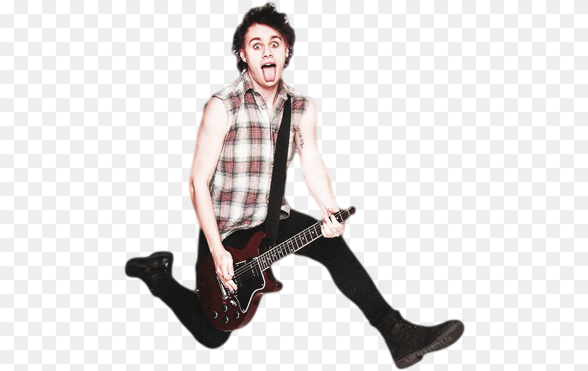 490x530 Michael 5 Seconds Of Summer Guitarist, Guitar, Musical Instrument, Boy, Male PNG