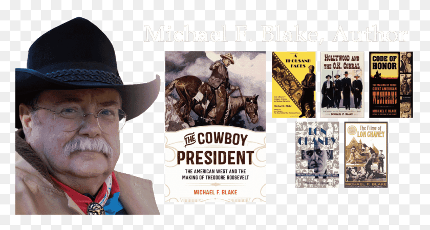 1100x550 Michael F Blake Author Cowboy President, Advertisement, Poster, Person HD PNG Download