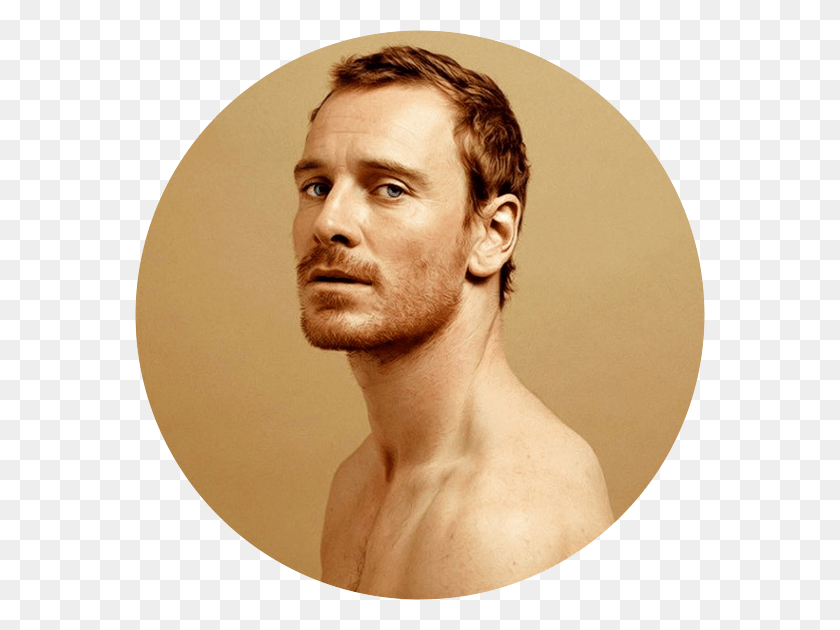 570x570 Michael Fassbender, Face, Person, Human HD PNG Download