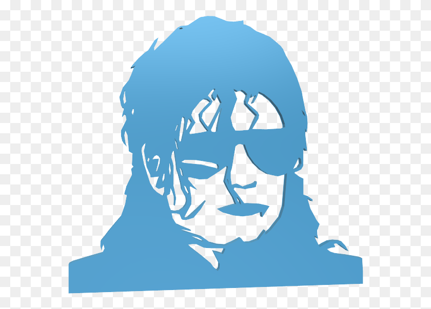 576x543 Michael Jackson Face Illustration, Stencil, Label, Text HD PNG Download