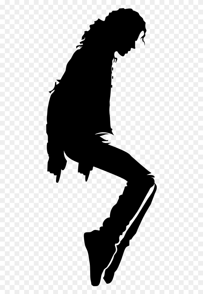 463x1157 Michael Jackson Musician Dance Image Michael Jackson Silhouette Poster, Gray, World Of Warcraft HD PNG Download