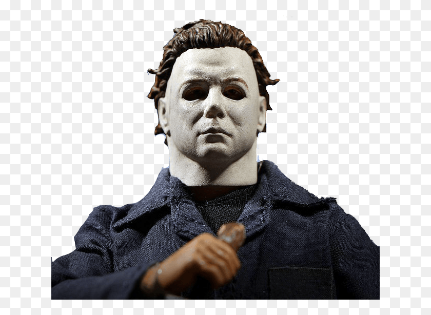 640x554 Descargar Png Michael Myers Halloween 2018 Máscara Con Licencia Oficial Mezco Halloween, Persona, Humano, Cabeza Hd Png