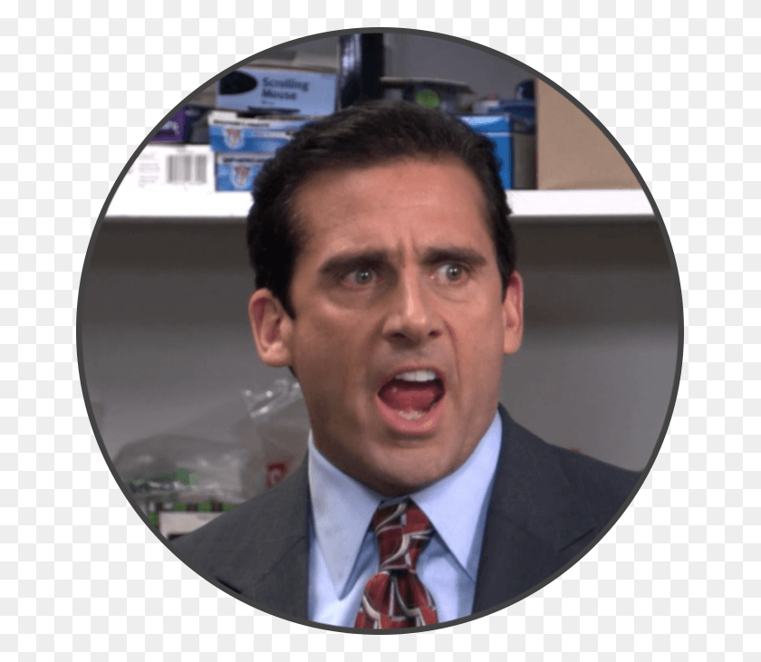 671x671 Michael Scott Michaelscott Michaelscott Theoffice Theof Michael Scott Valentines Day, Tie, Accessories, Person HD PNG Download