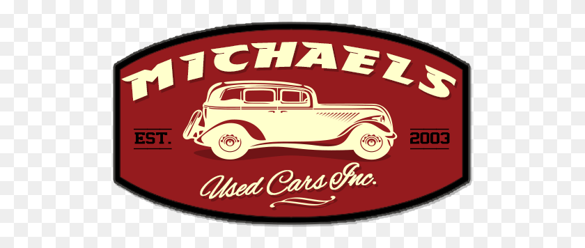 517x296 Descargar Png Michaels Used Cars Inc Coche Antiguo, Anuncio, Cartel, Vehículo Hd Png