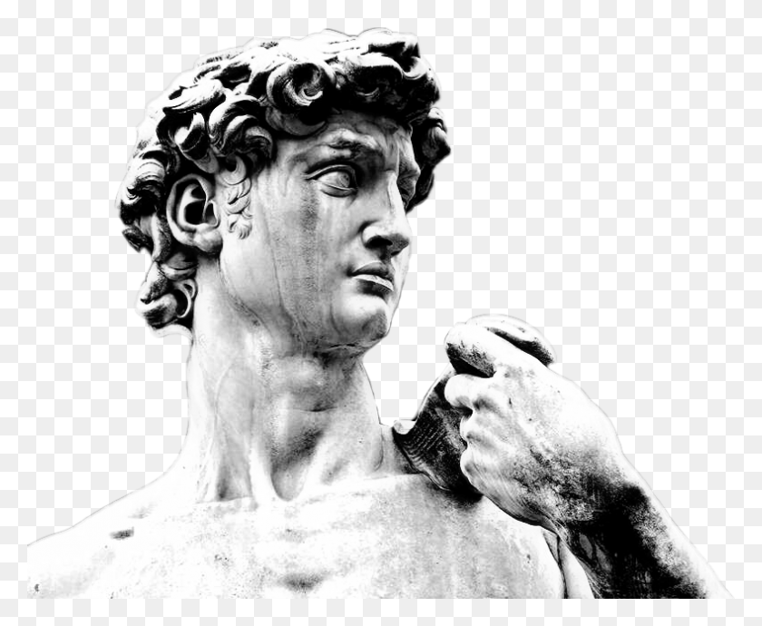 788x637 Michelangelo David Piazza Della Signoria, Head, Sculpture HD PNG Download