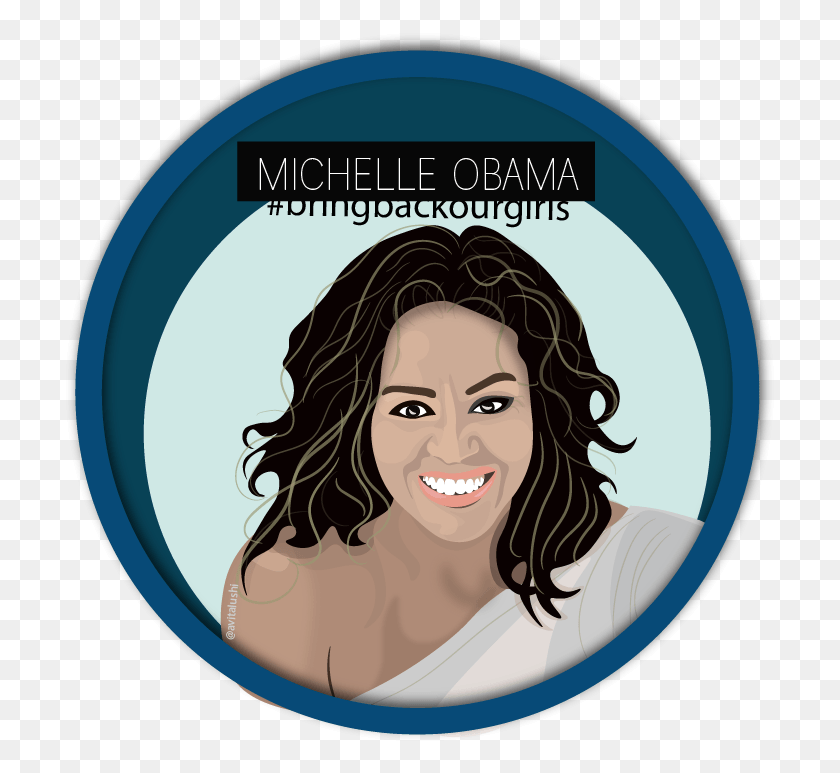 713x713 Michelle Lavaughn Robinson Obama Is An American Lawyer Girl, Person, Human, Female HD PNG Download