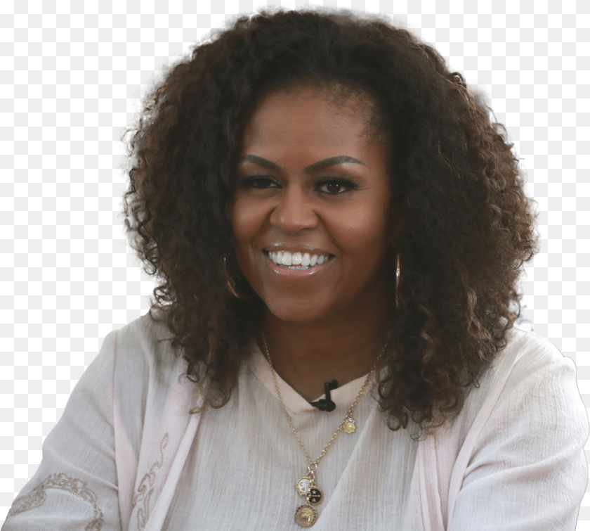 1586x1426 Michelle Obama, Woman, Person, Portrait, Smile Transparent PNG