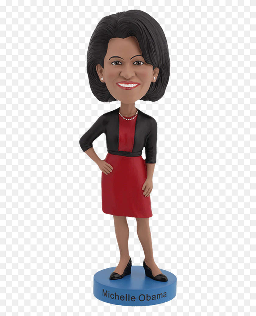 323x974 Michelle Obama Bobblehead Obama Bobblehead, Dress, Clothing, Apparel HD PNG Download
