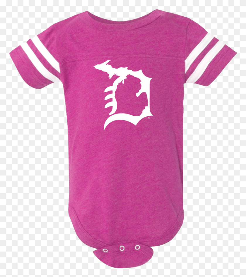 839x955 Michigan D Infant Football Onesies Active Shirt, Clothing, Apparel, T-shirt HD PNG Download