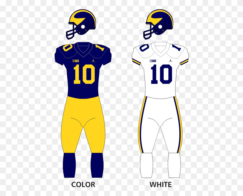 466x618 Michigan Wolverines Football Uniforms Kick American Football, Clothing, Apparel, Shirt HD PNG Download