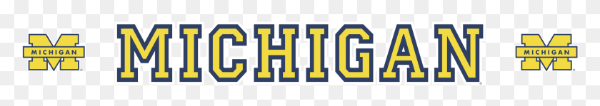 2191x251 Michigan Wolverines Logo Transparent Parallel, Text, Label HD PNG Download