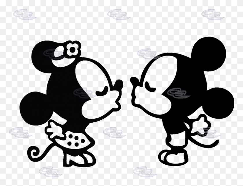 792x592 Mickey And Minnie Mouse Silhouette Mr And Mrs Mickey Mouse, Text, Symbol, Alphabet HD PNG Download