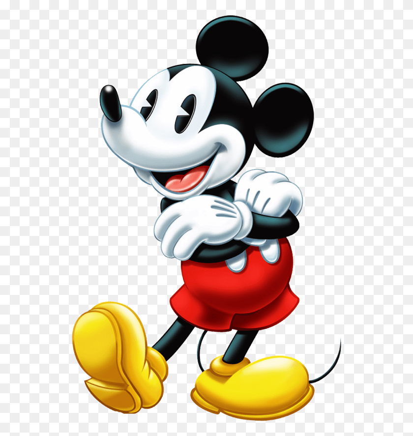 550x827 Mickey Arm Fold Image Purepng Free Transparent Mickey Mouse, Performer, Toy, Clown HD PNG Download