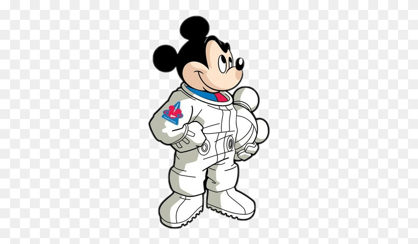 247x432 Mickey En Traje Espacial, Astronauta Hd Png