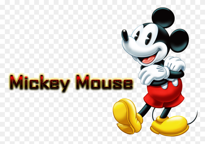 1705x1161 Mickey Mouse Arms Crossed, Super Mario, Mascot HD PNG Download