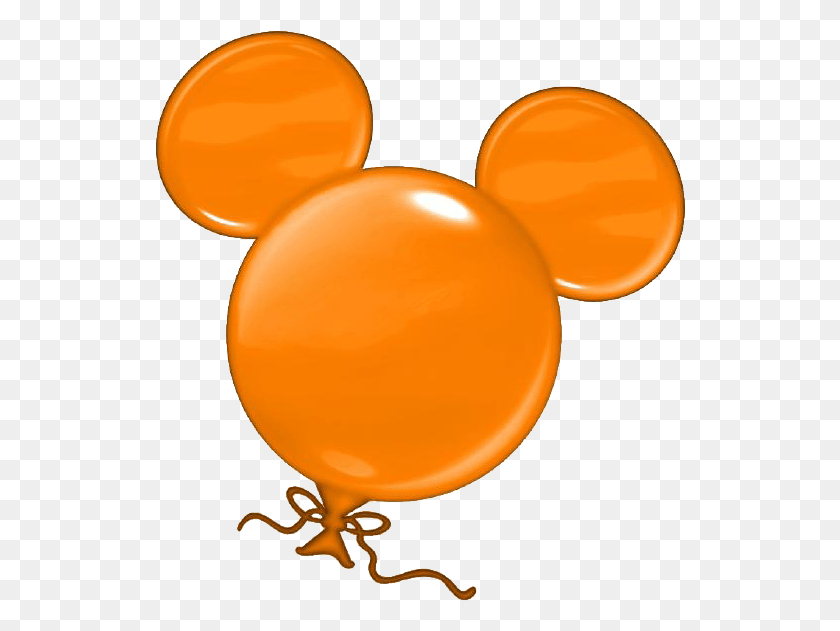 532x571 Mickey Mouse Balloon Clipart Clip Art Mickey Mouse Balloon, Ball HD PNG Download