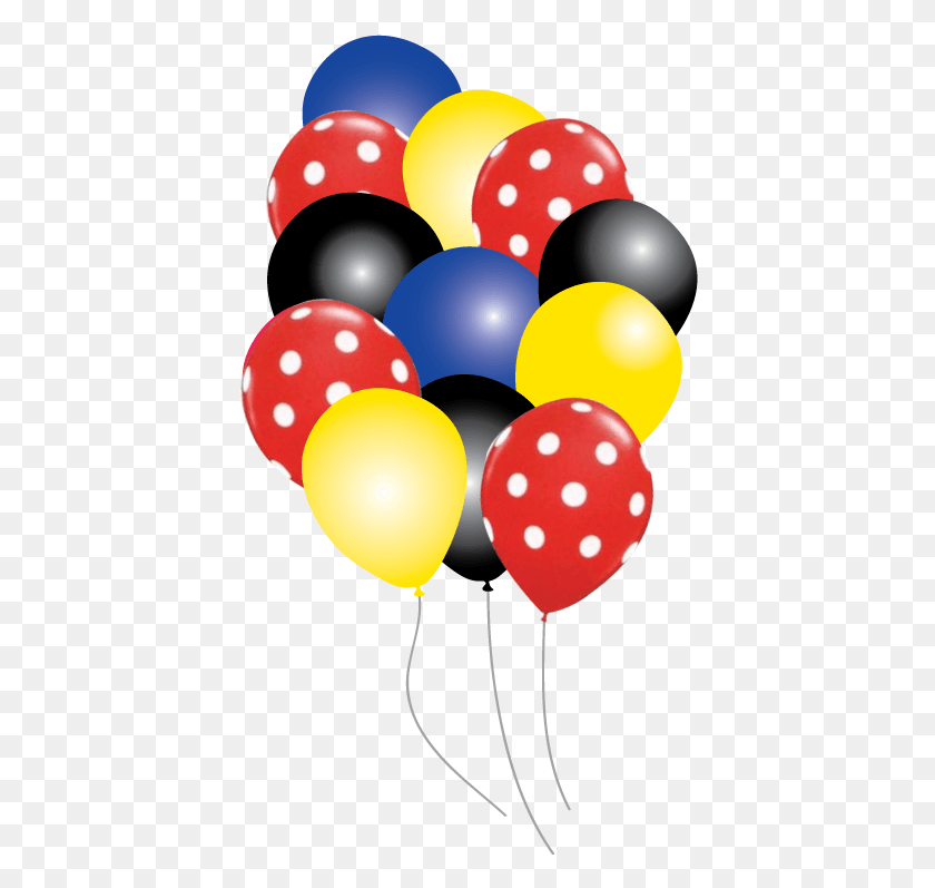 414x737 Mickey Mouse Balloons Mickey Mouse Colour Balloons, Balloon, Ball HD PNG Download
