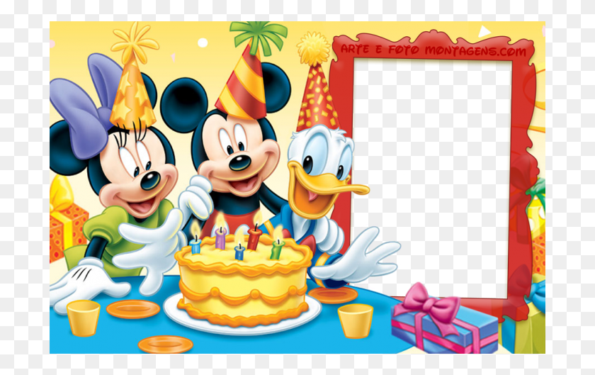 700x469 Mickey Mouse Birth Day Background, Cake, Dessert, Food HD PNG Download