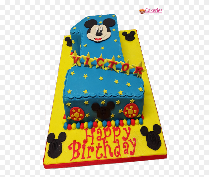 500x649 Pastel De Mickey Mouse Png / Postre Png