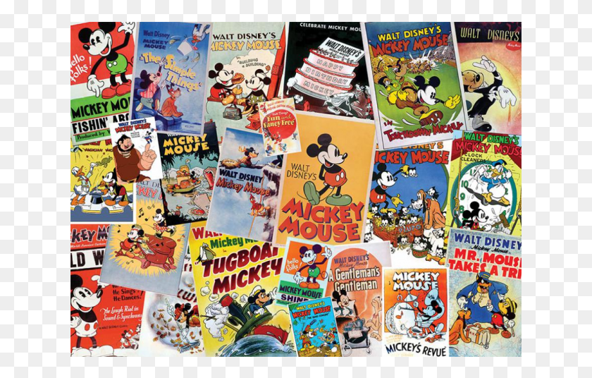 641x476 Mickey Mouse Ceaco Disney Mickey Mouse Puzzle, Comics, Book, Person HD PNG Download