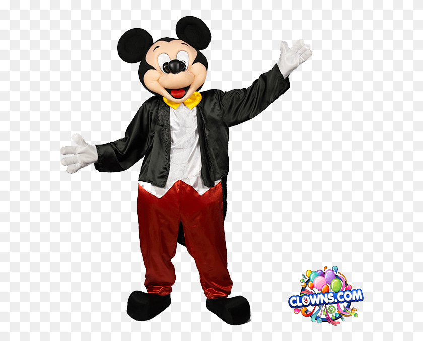 605x617 Mickey Mouse Character Rental Ny Mickey Mouse Real, Person, Human, Performer HD PNG Download