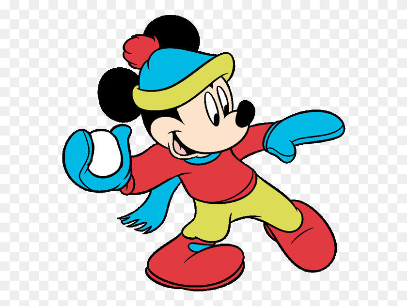 586x572 Mickey Mouse Clipart Mickey Mouse Winter Coloring Pages, Intérprete, Elf, Super Mario Hd Png
