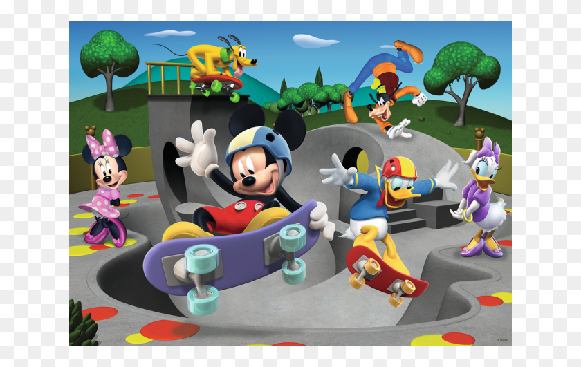 641x471 Mickey Mouse Clubhouse Mickey Mouse Clubhouse Skates, Super Mario, Toy, Kart HD PNG Download