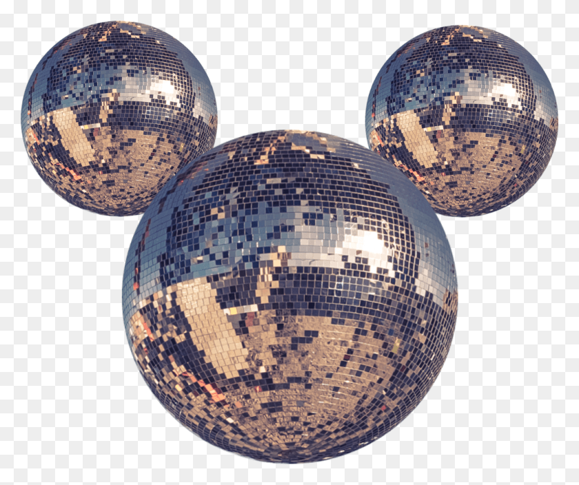 1024x846 Mickey Mouse Disco Head Https Disco Ball, Sphere, Lamp, Astronomy HD PNG Download