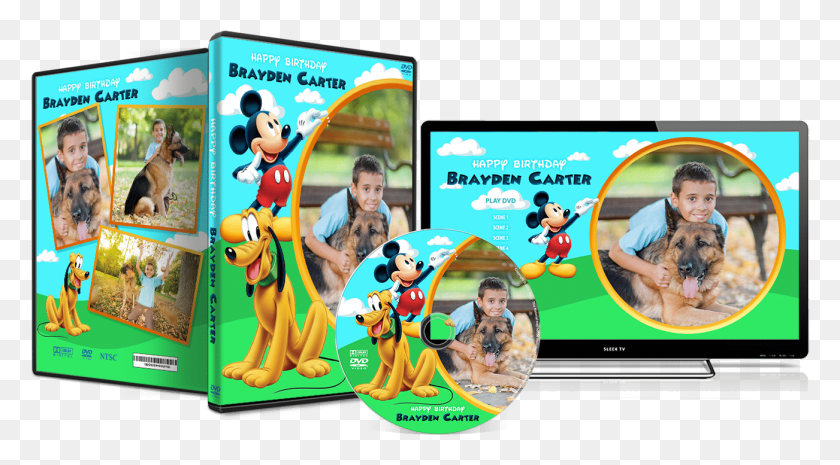 1302x677 Mickey Mouse Dvd Cover Mickey Mouse, Disk, Person, Human HD PNG Download