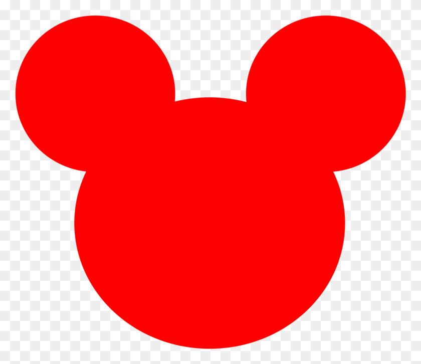 1289x1101 Mickey Mouse Ears Clip Art Red Mickey Head, Heart, Hand, Food HD PNG Download