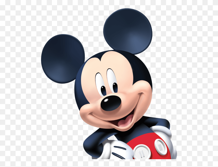 527x582 Descargar Png Mickey Mouse Fathead Mouse Clubhouse Mickey, Juguete, Mascota, Artista Hd Png