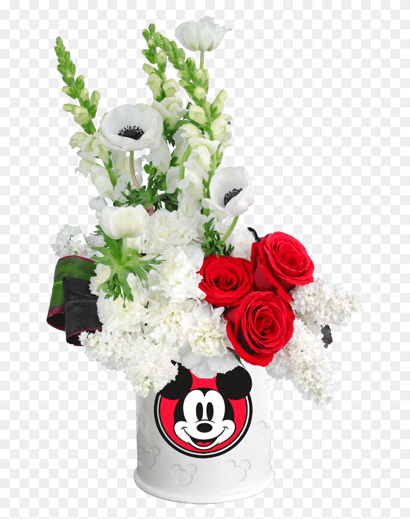 652x1003 Mickey Mouse Flower Bouquet Mickey Mouse Flowers, Plant, Flower, Blossom HD PNG Download