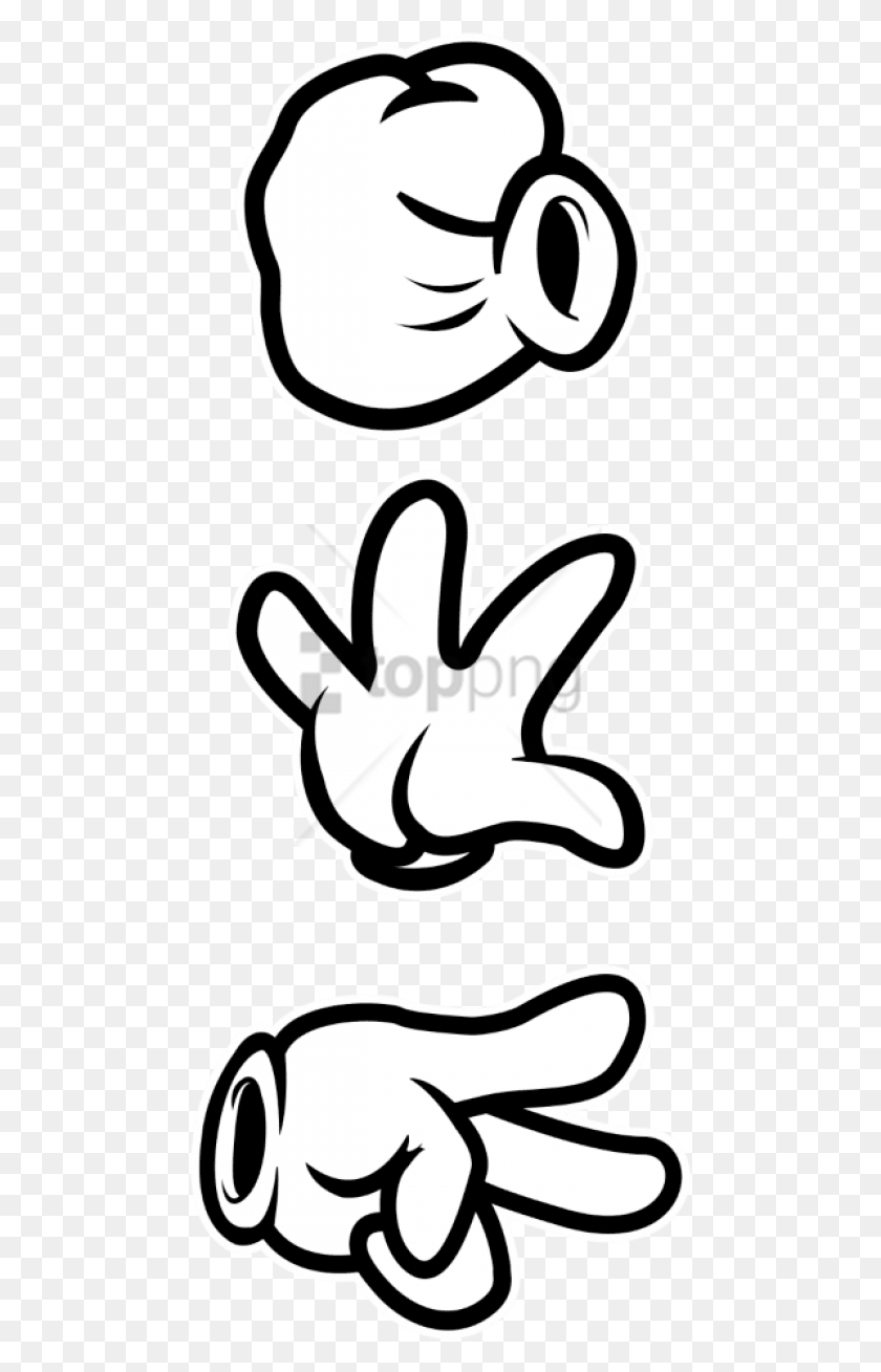 480x1249 Mickey Mouse Hands Image Rock Paper Scissors Mickey Mouse Hands, Text, Antelope, Wildlife HD PNG Download