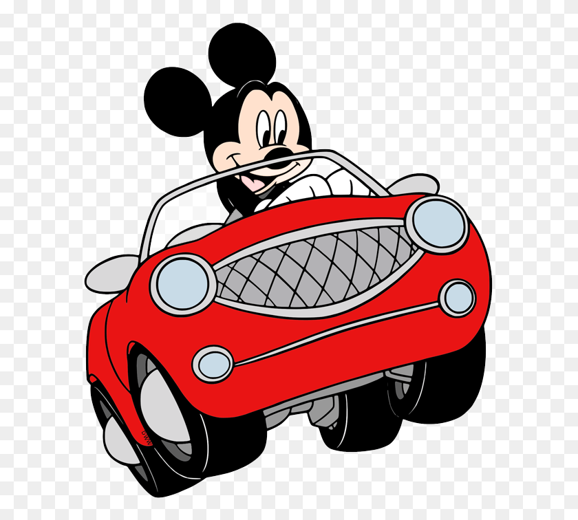 598x696 Mickey Mouse Head Outline Cartoon, Coche, Vehículo, Transporte Hd Png