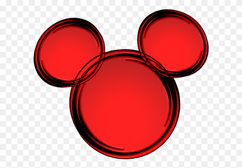 610x523 Mickey Mouse Icon Clipart Mickey Mouse Logo Red, Sunglasses, Accessories, Accessory HD PNG Download