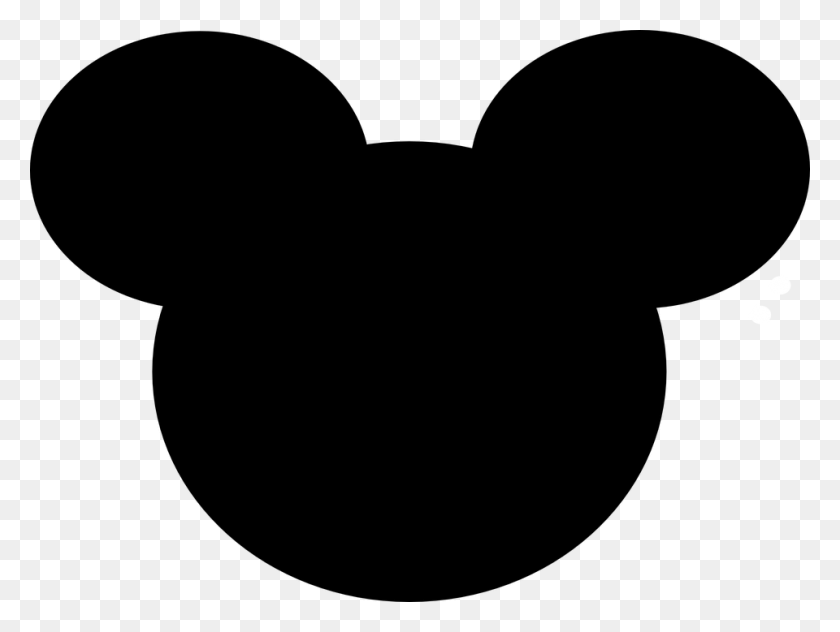 960x705 Mickey Mouse Icon Mickey Mouse Head Silhouette, Gray, World Of Warcraft HD PNG Download
