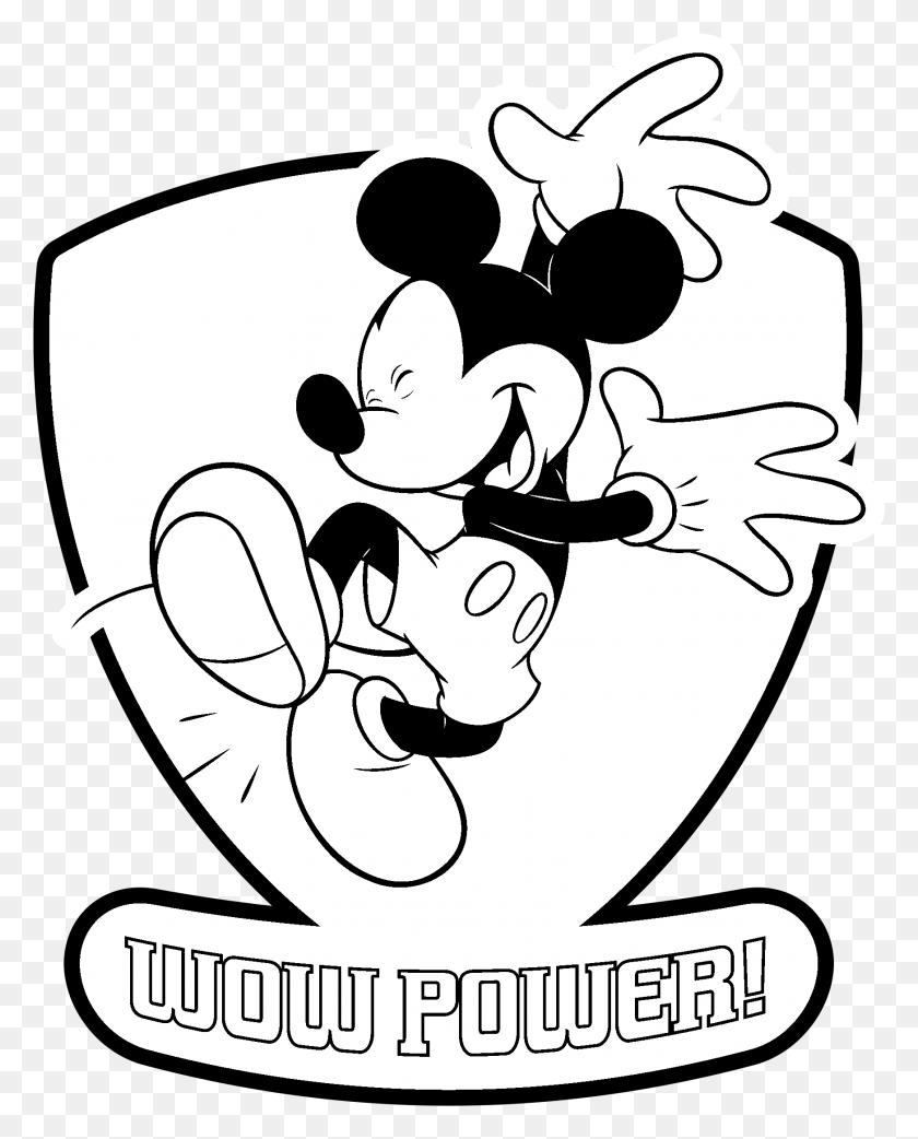 1744x2197 Mickey Mouse Logo, Stencil HD PNG Download