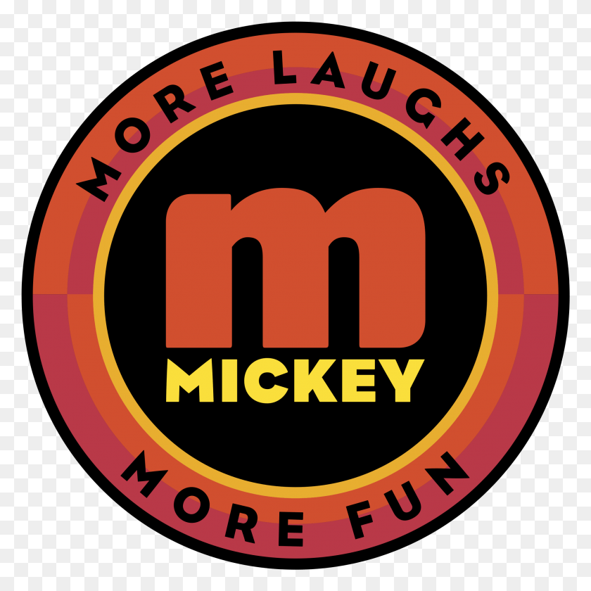 2191x2191 Mickey Mouse Logo Transparent Mickey Mouse, Label, Text, Sticker HD PNG Download