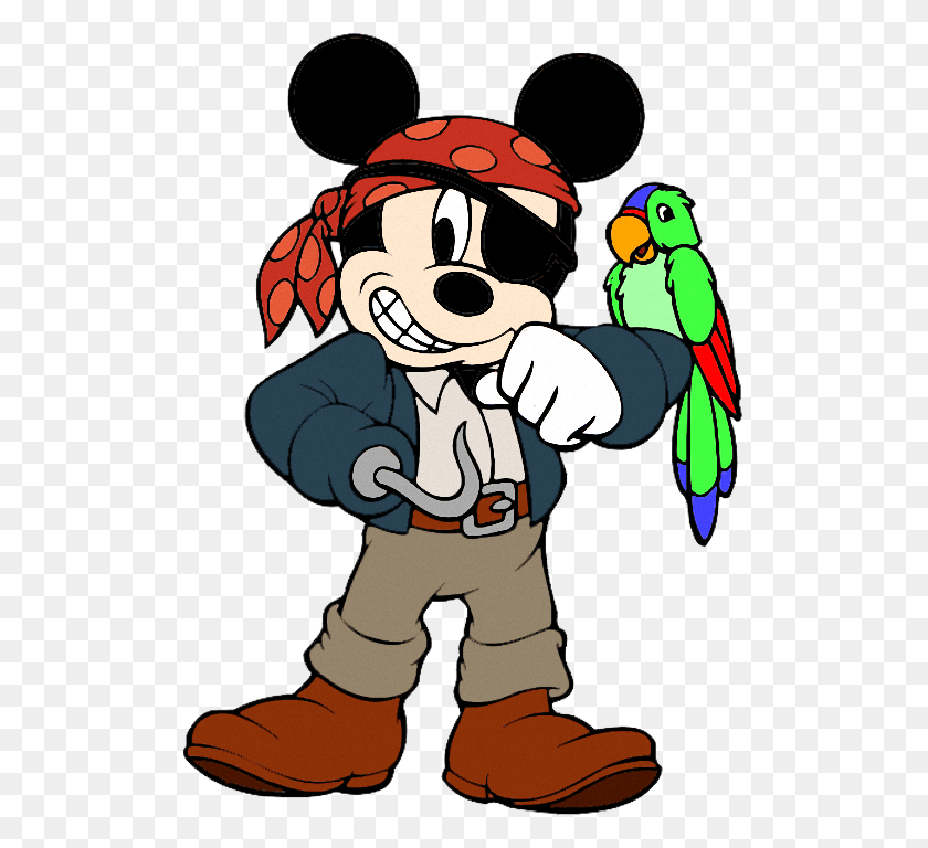507x708 Mickey Mouse Minnie Mouse Donald Duck Daisy Duck Pirates Mickey Mouse As A Pirate, Person, Human, Bird HD PNG Download
