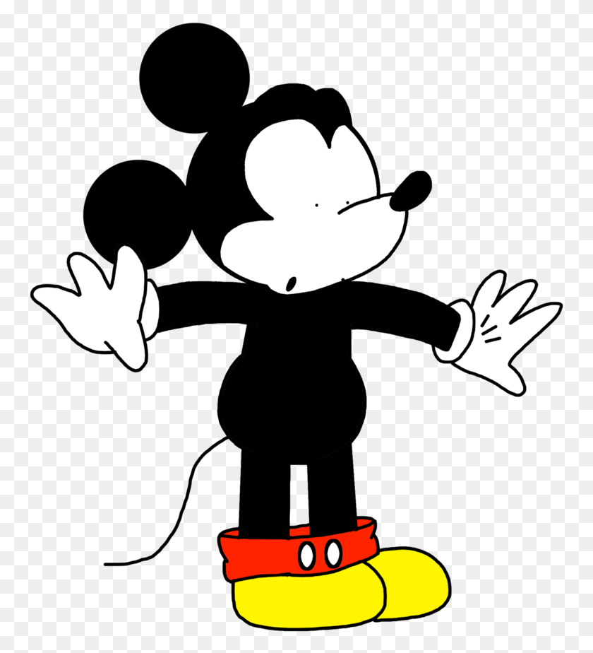 757x864 Mickey Mouse Minnie Mouse Donald Duck Goofy Oswald Mickey Mouse, Stencil, Bird, Animal HD PNG Download