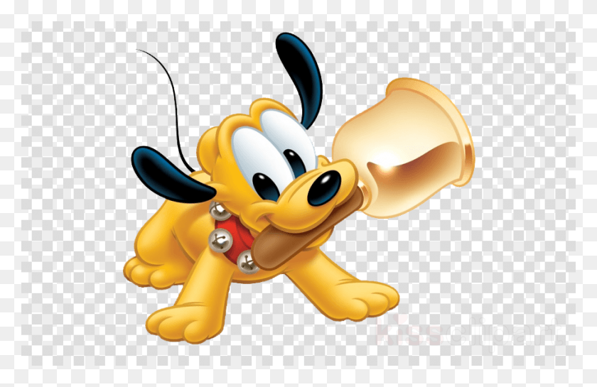 900x560 Mickey Mouse Pluto Baby Clipart Pluto Mickey Mouse Baby Disney, Toy, Invertebrate, Animal HD PNG Download