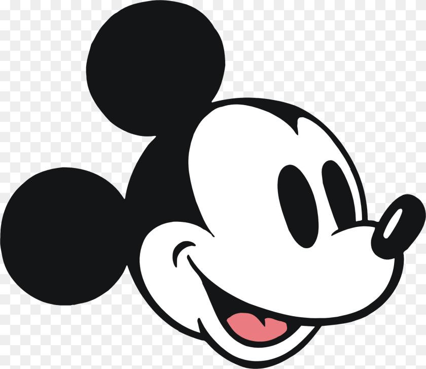 Mickey Outline Transparent Background Mickey Mouse Old Head, Cartoon PNG