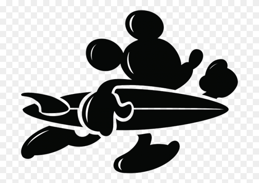 707x532 Mickey Surfing, Gun, Weapon HD PNG Download