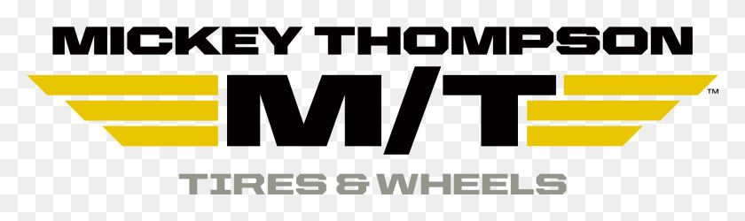 2385x583 Mickey Thompson Tire Logo Mickey Thompson Wheels Logo, Texto, Símbolo, Número Hd Png