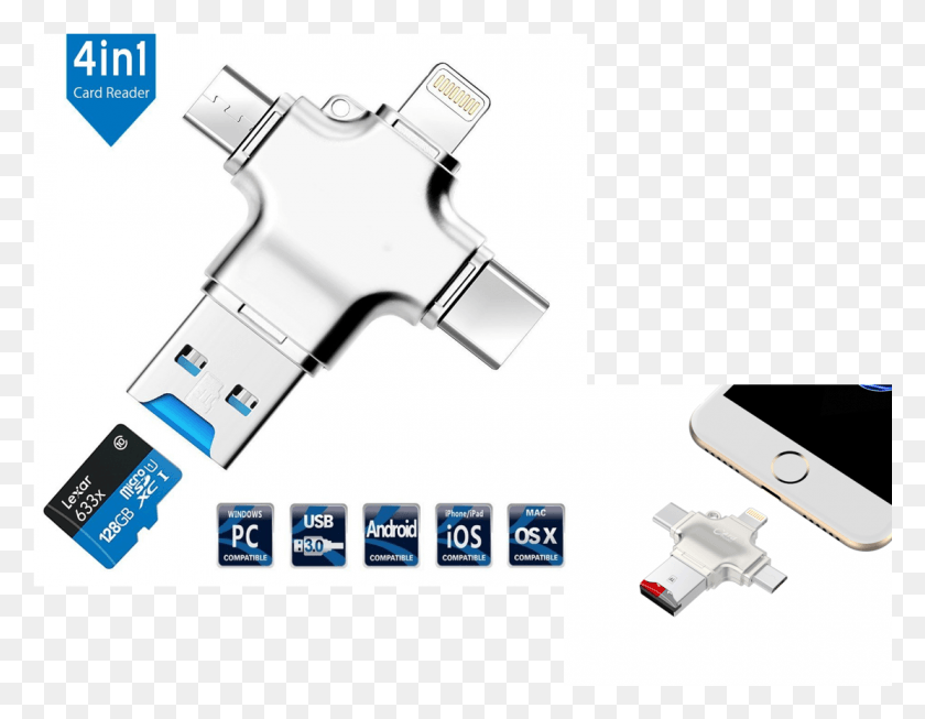 1110x845 Micro Sd Card Phone Reader Mobile Phone, Adapter, Sink Faucet, Electronics HD PNG Download